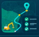 Seguimiento de trabajos y ubicación en terreno